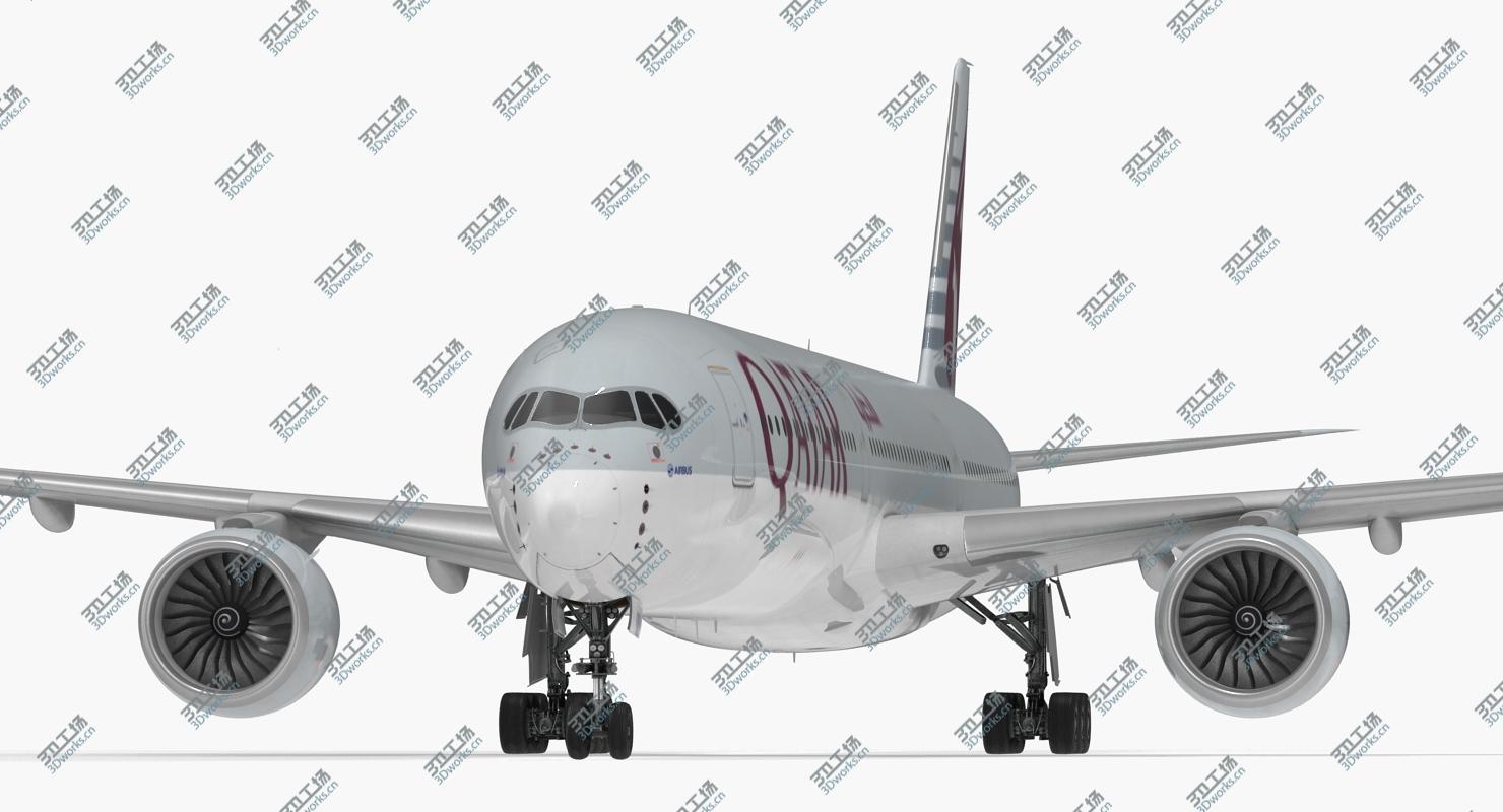 images/goods_img/202105072/3D Airbus A350-1000 Qatar Rigged model/2.jpg